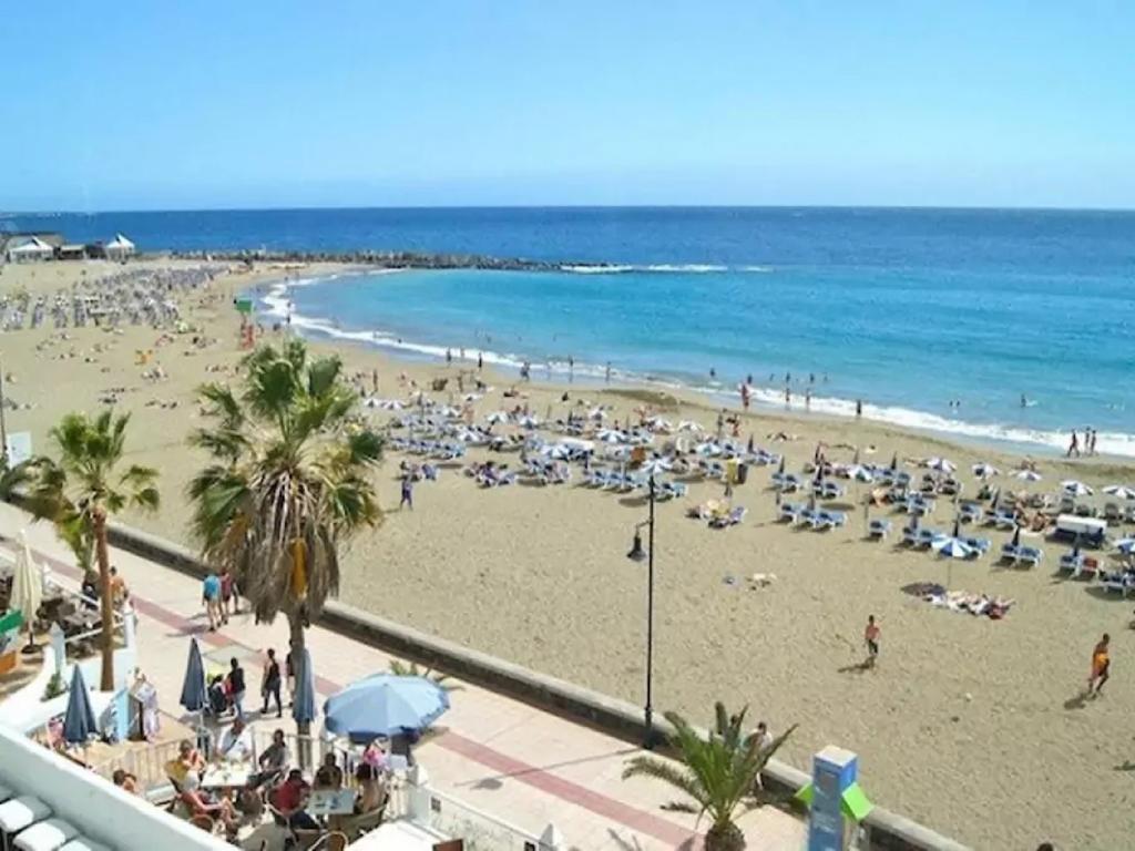 Jardin Canario Primera Linea De Playa Los Cristianos  Luaran gambar