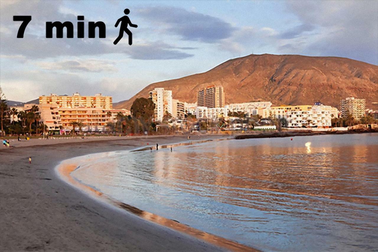 Jardin Canario Primera Linea De Playa Los Cristianos  Luaran gambar
