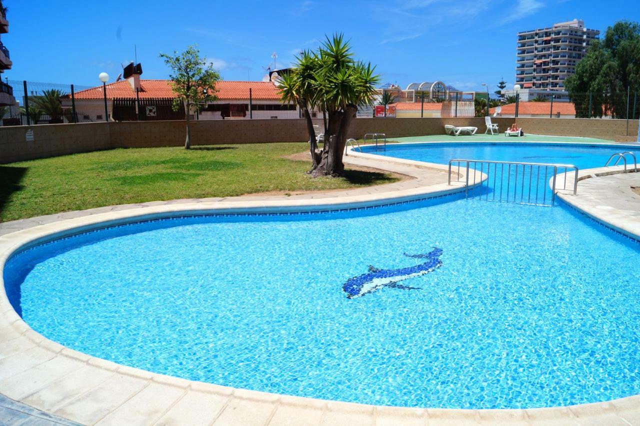 Jardin Canario Primera Linea De Playa Los Cristianos  Luaran gambar